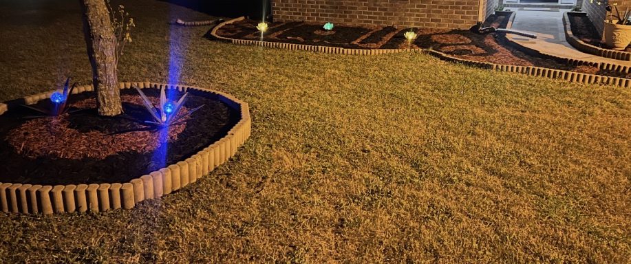 Finish landscaping of front yard